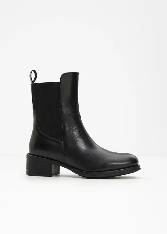 Stivaletti in pelle, bonprix