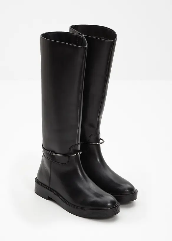 Stivali in pelle, bonprix PREMIUM