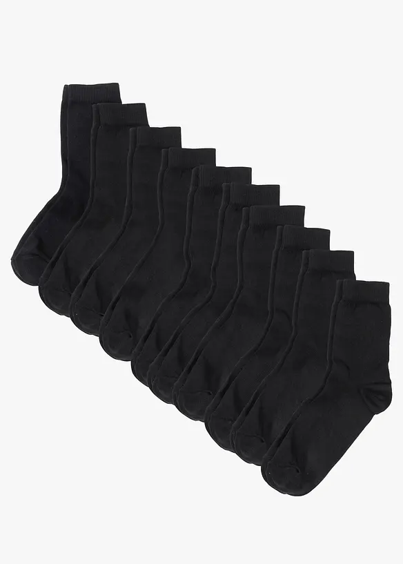 Calzini con cotone biologico (pacco da 10 paia), bonprix