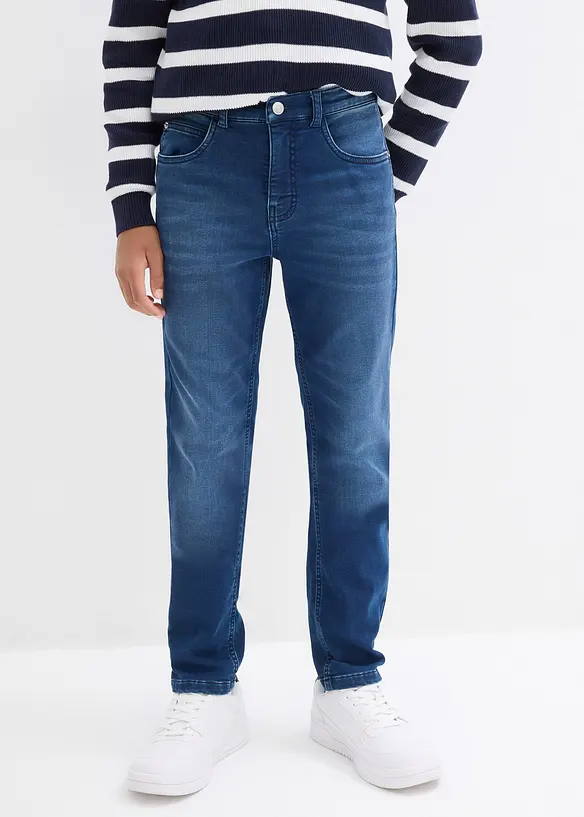 Jeans in felpa slim fit, straight, bonprix