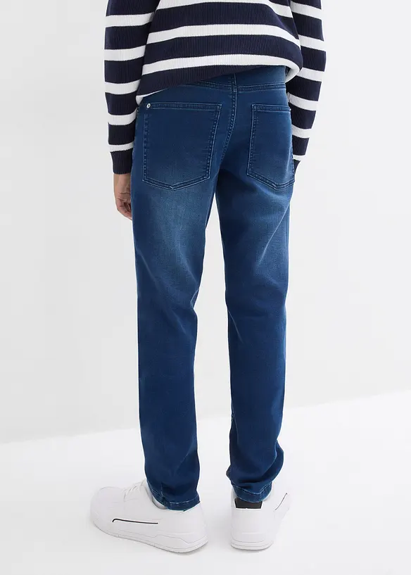 Jeans in felpa slim fit, straight, bonprix