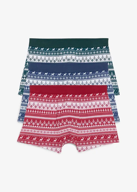 Boxer aderenti con cotone (pacco da 3), bonprix