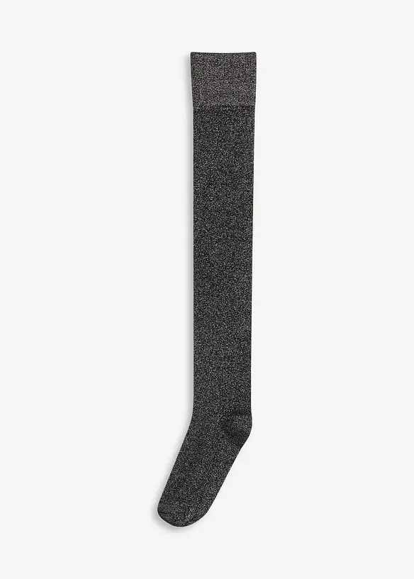 Calze parigine con lurex e cotone biologico, bonprix