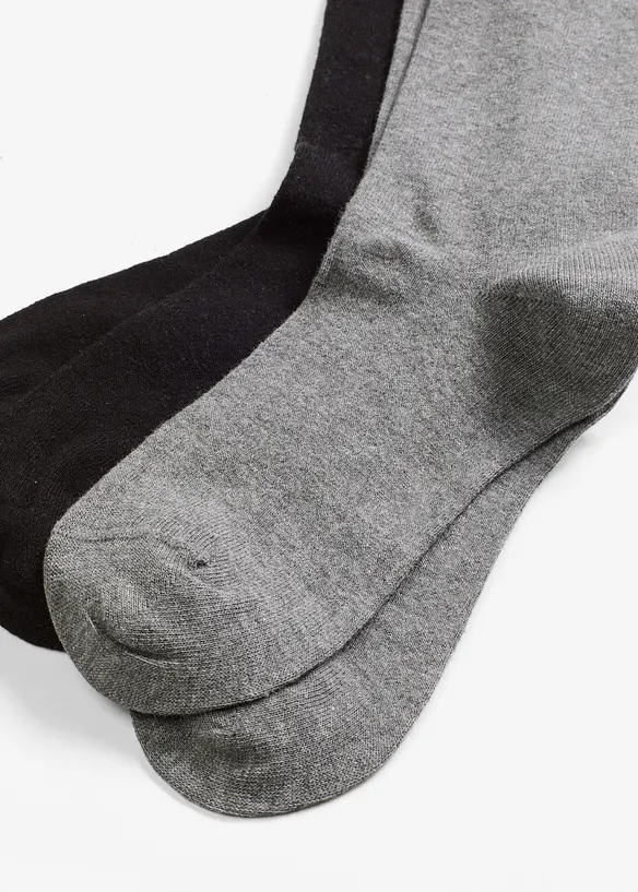 Calze in misto cotone biologico e lana merino (pacco da 2 paia), bonprix