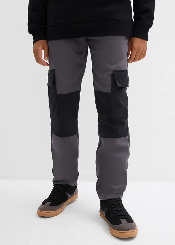 Pantaloni in softshell, regular fit, bonprix