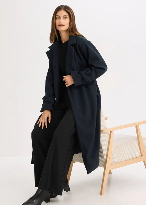 Cappotto in misto viscosa, bonprix
