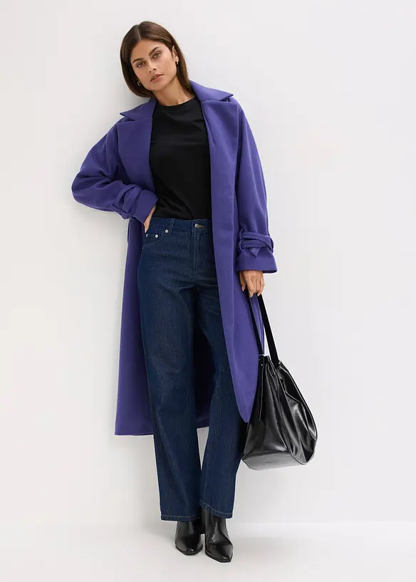 Cappotto in misto viscosa, bonprix