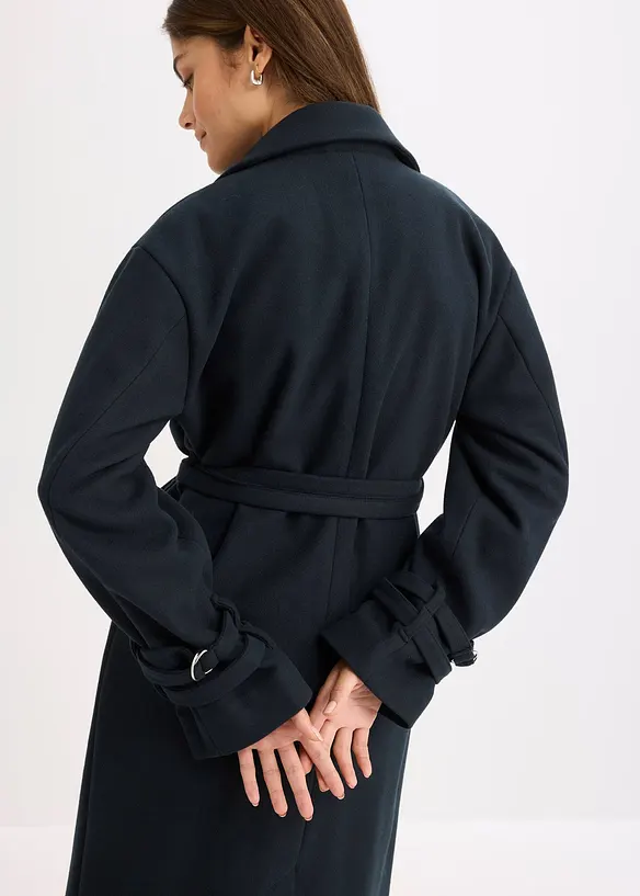 Cappotto in misto viscosa, bonprix