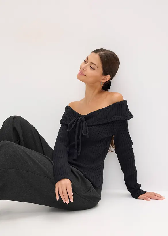 Maglione a coste, bonprix