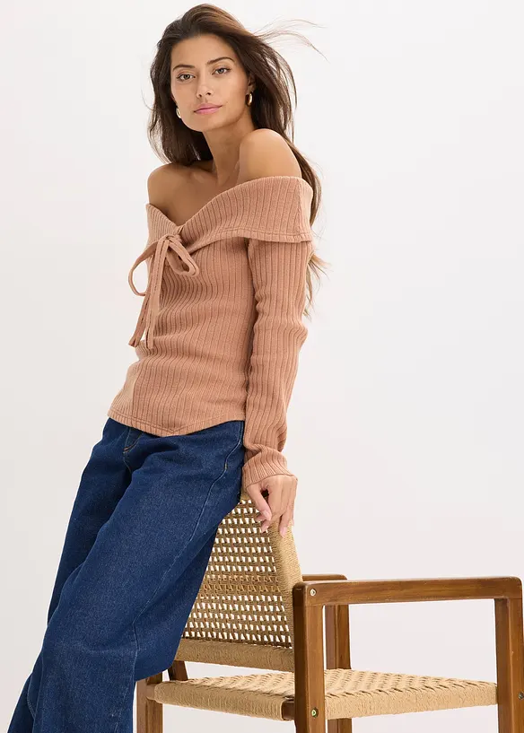 Maglione a coste, bonprix