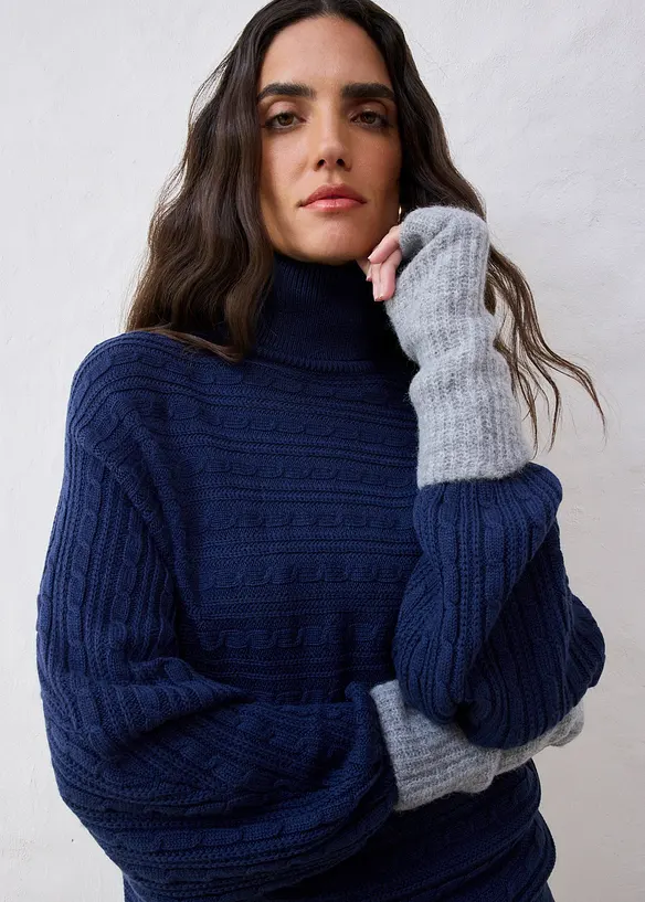 Scaldabraccia in misto lana con alpaca, bonprix