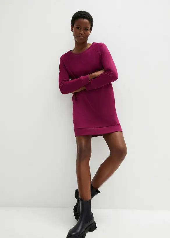 Abito in felpa di spugna morbida, bonprix