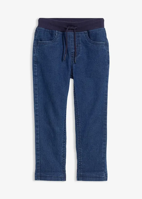 Jeans termici con fodera in jersey regular fit, straight, bonprix