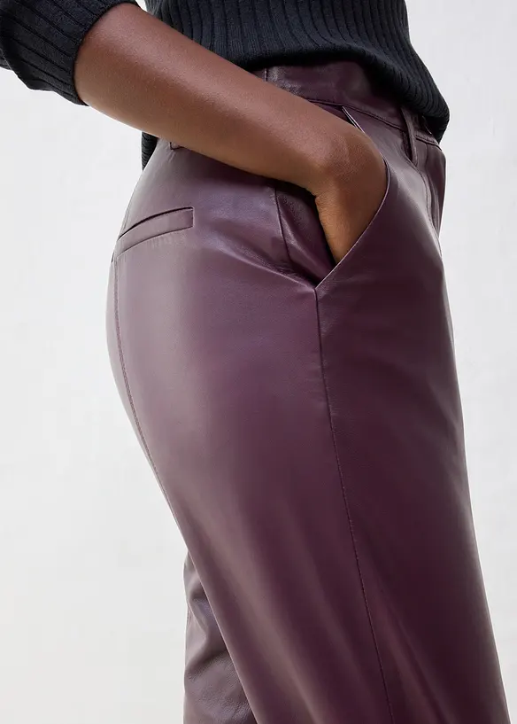 Pantaloni in nappa d'agnello, bonprix