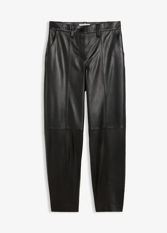 Pantaloni in nappa d'agnello, bonprix