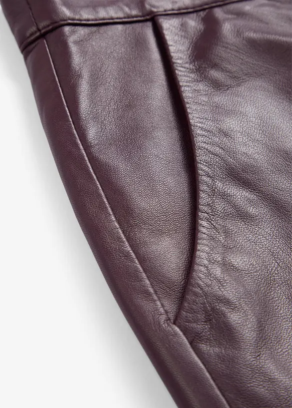 Pantaloni in nappa d'agnello, bonprix