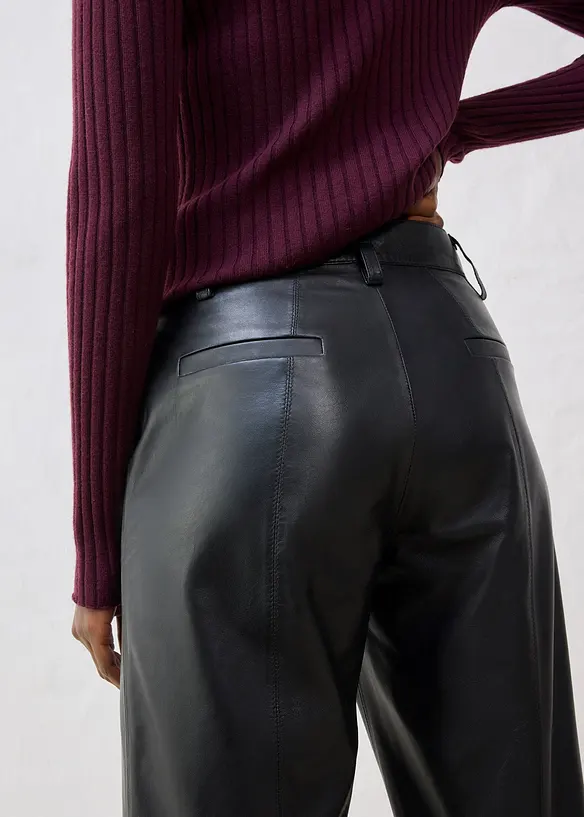 Pantaloni in nappa d'agnello, bonprix