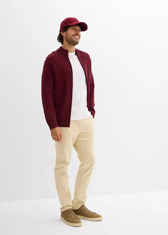 Cardigan in filato fine di puro cotone, bonprix