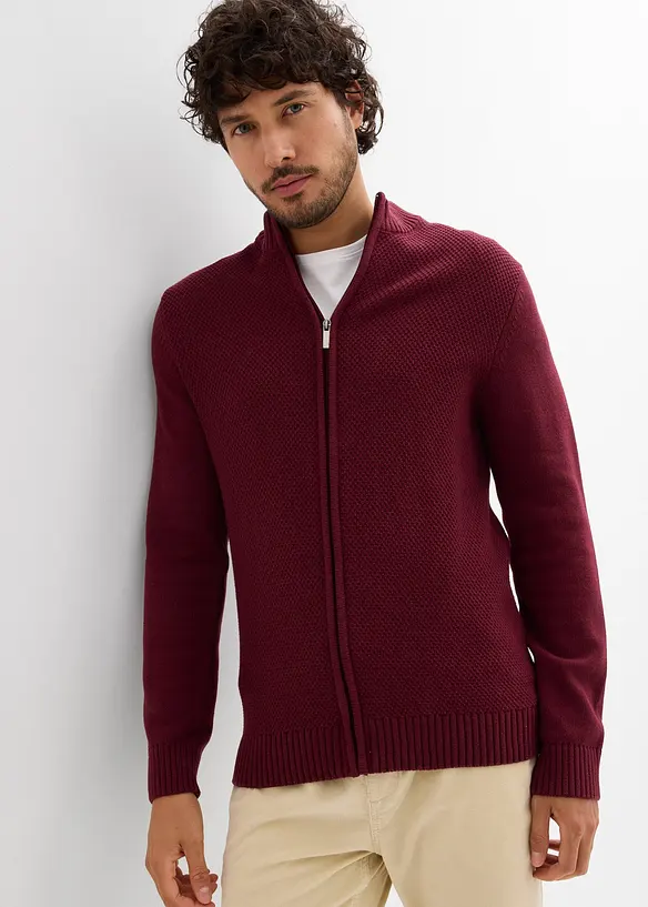 Cardigan in filato fine di puro cotone, bonprix