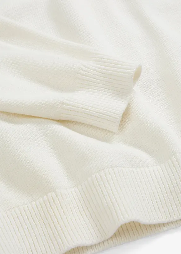 Maglione oversize in puro cotone, bonprix