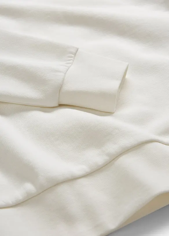 Felpa oversize in puro cotone biologico, bonprix