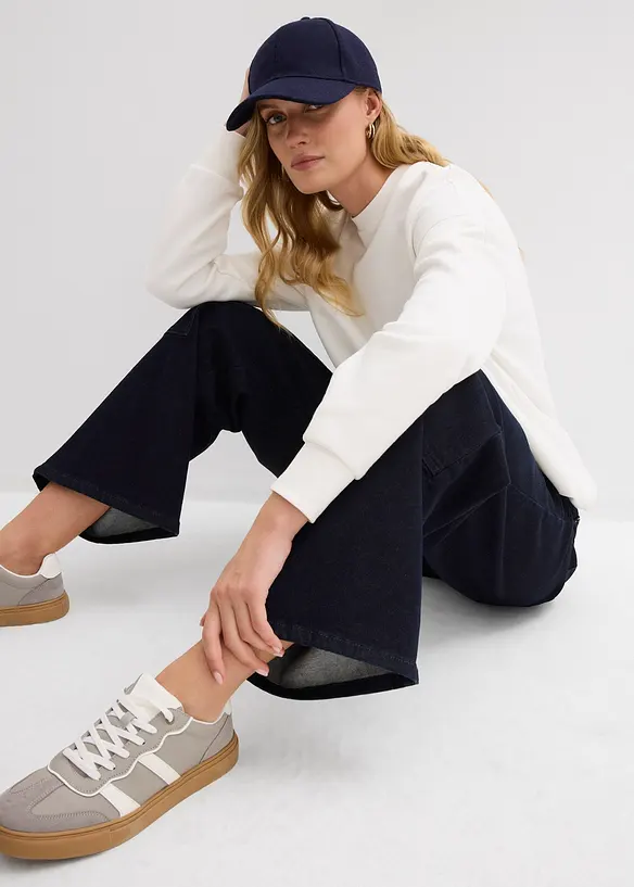 Felpa oversize in puro cotone biologico, bonprix