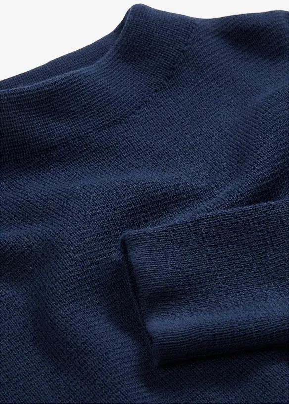 Maglione con collo dritto, bonprix