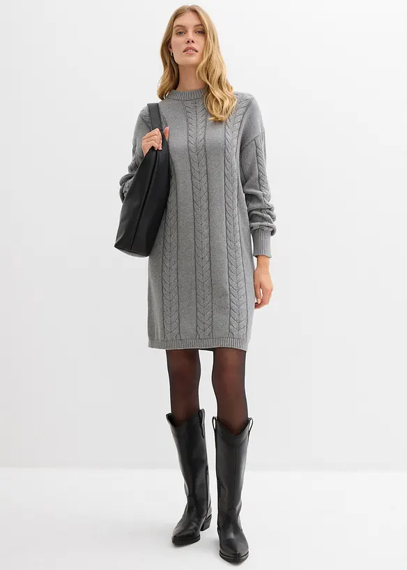 Abito in maglia di puro cotone, bonprix