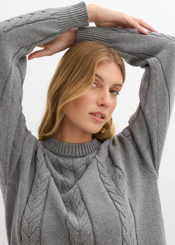 Abito in maglia di puro cotone, bonprix