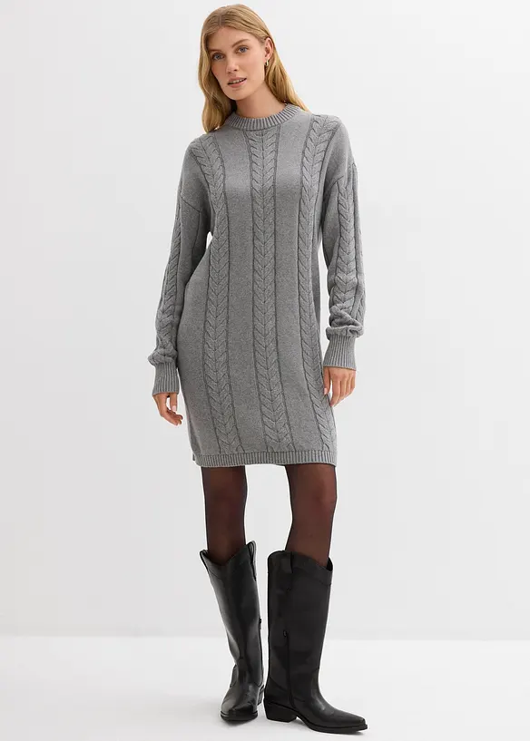 Abito in maglia di puro cotone, bonprix