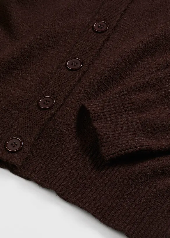 Cardigan lungo in soffice misto viscosa, bonprix