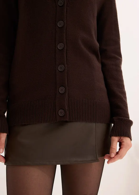 Cardigan lungo in soffice misto viscosa, bonprix