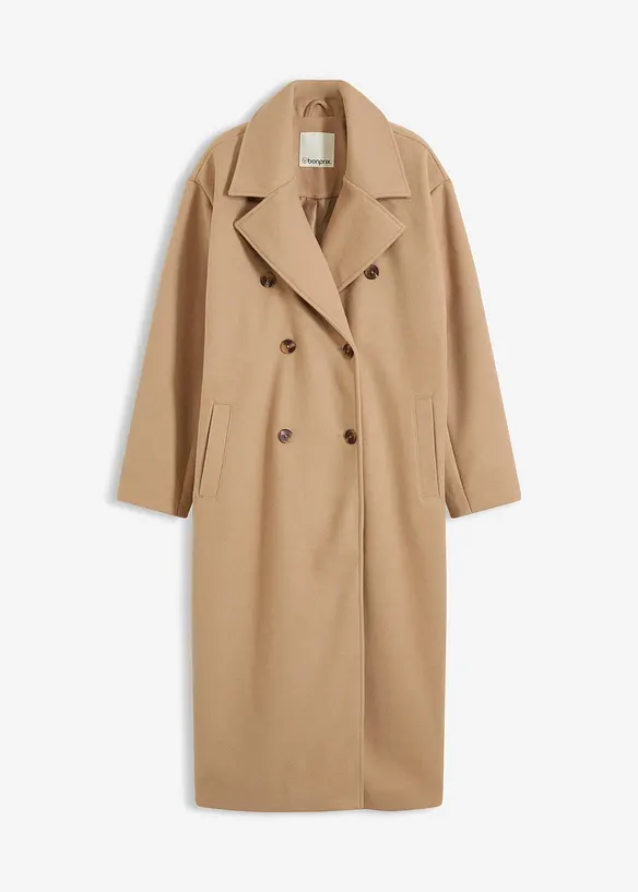 Cappotto oversize in simil lana, bonprix