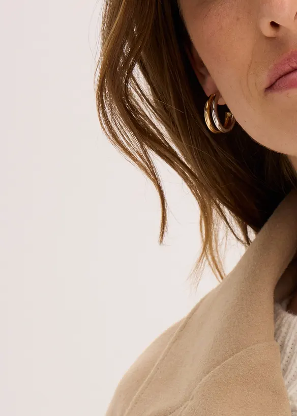 Cappotto oversize in simil lana, bonprix