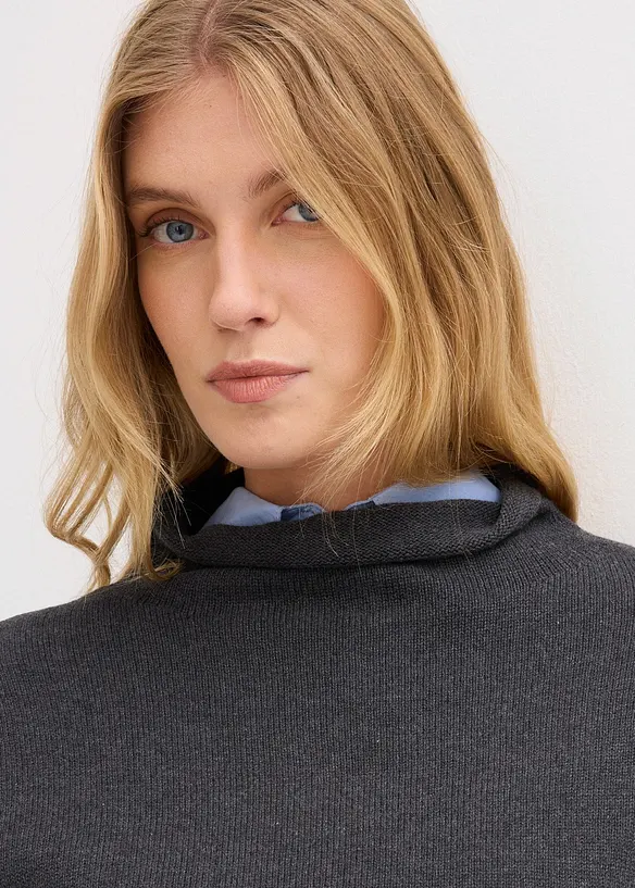 Gilet in maglia di puro cotone, bonprix