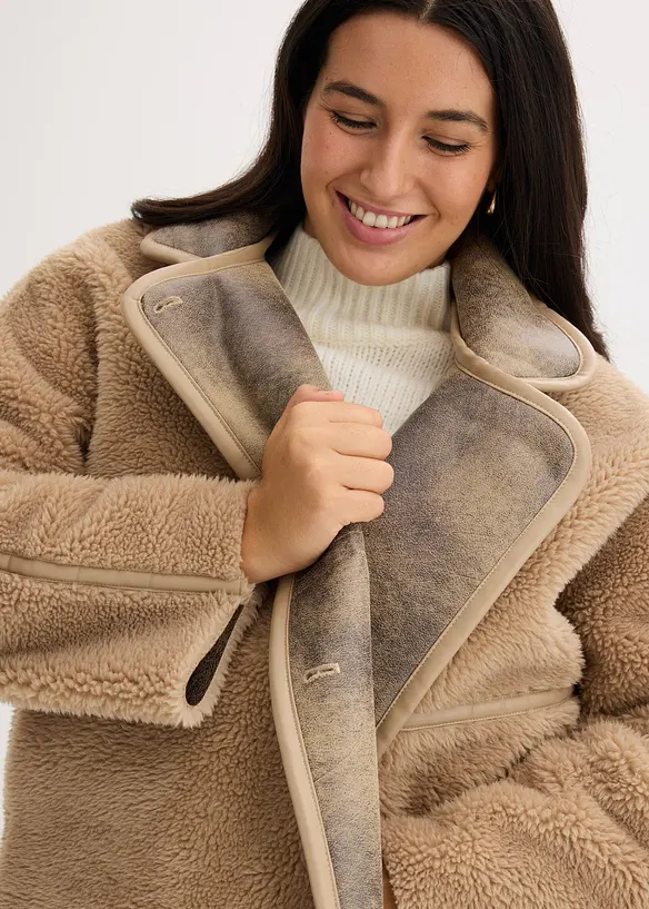 Giacca teddy, bonprix