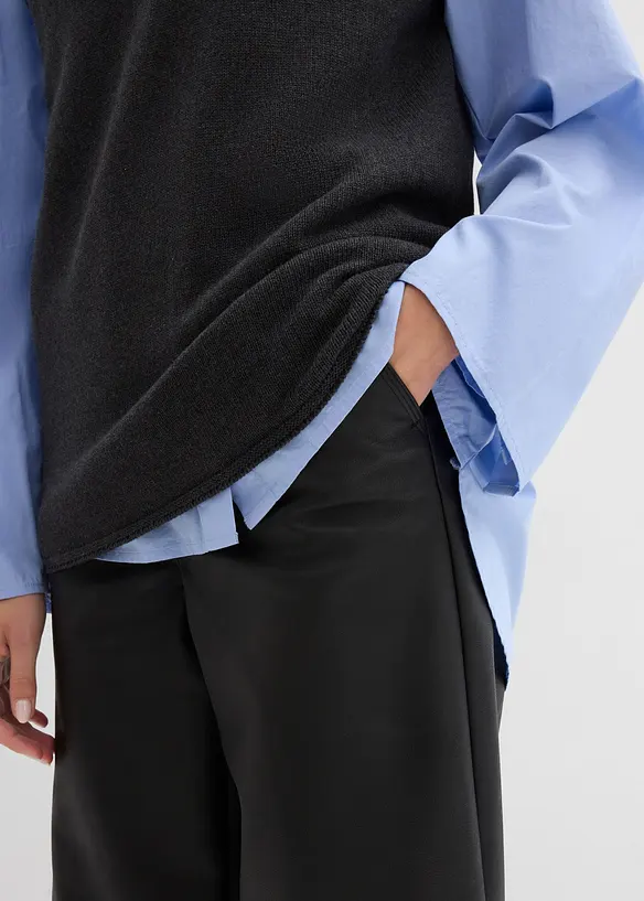 Gilet in maglia di puro cotone, bonprix