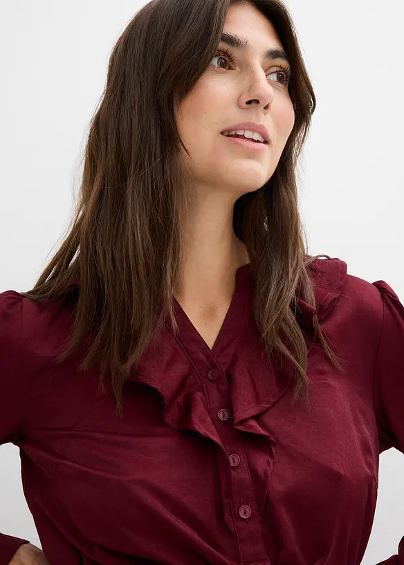 Blusa prémaman in morbido satin, bonprix