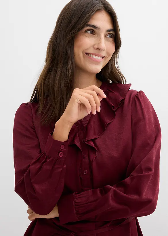Blusa prémaman in morbido satin, bonprix