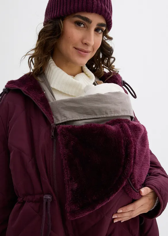 Giacca prémaman double face 6 in 1 con inserto babywearing, bonprix