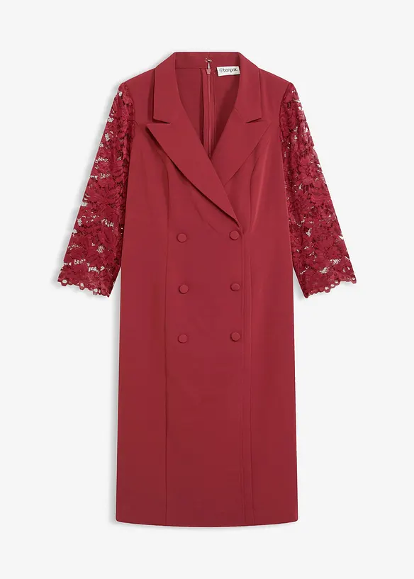 Abito stile blazer con maniche in pizzo, bonprix