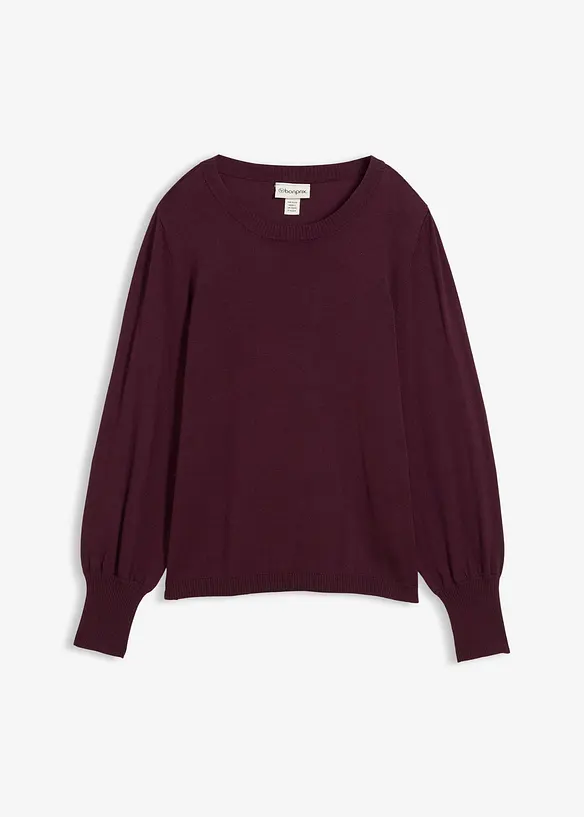 Maglione con maniche a palloncino, bonprix