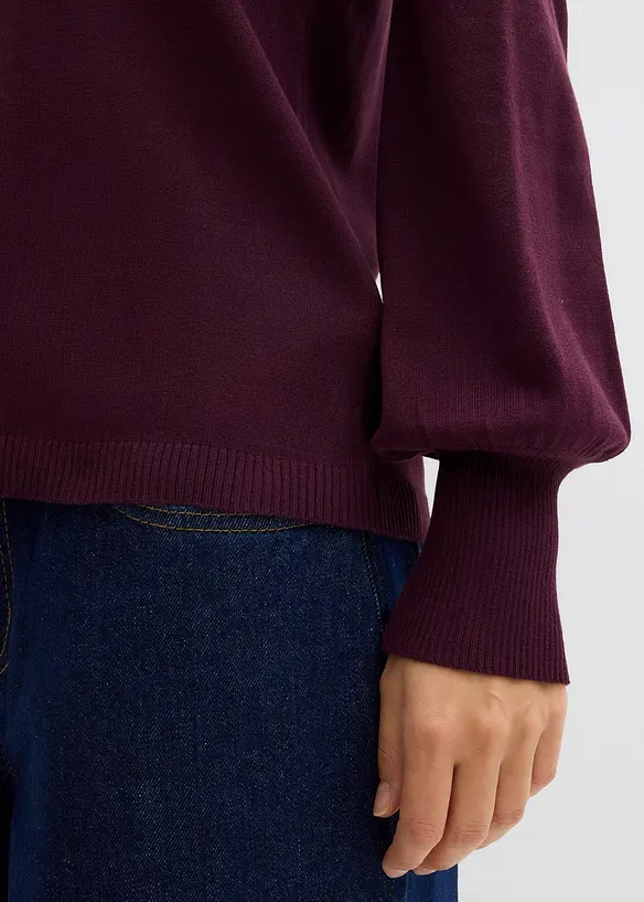 Maglione con maniche a palloncino, bonprix