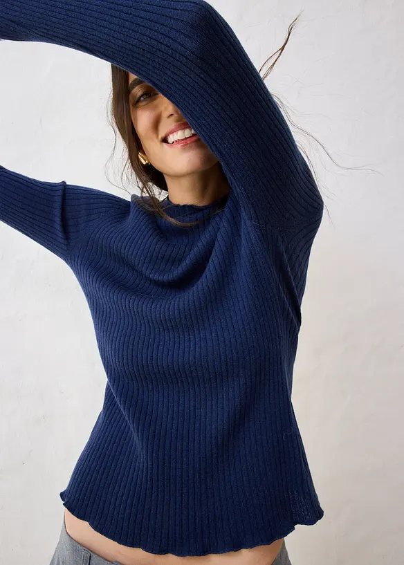 Maglione in finissima lana merino, bonprix