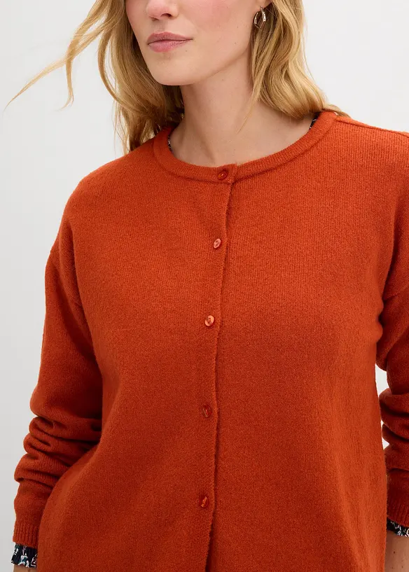 Cardigan in filato fine, bonprix