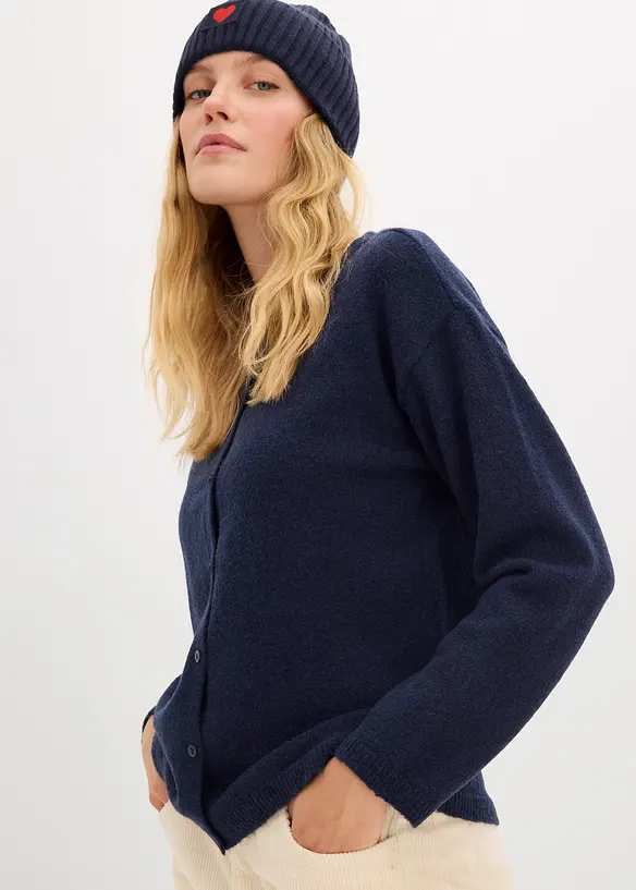 Cardigan in filato fine, bonprix
