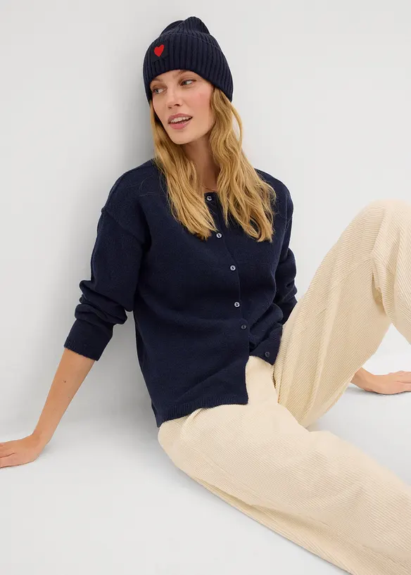 Cardigan in filato fine, bonprix