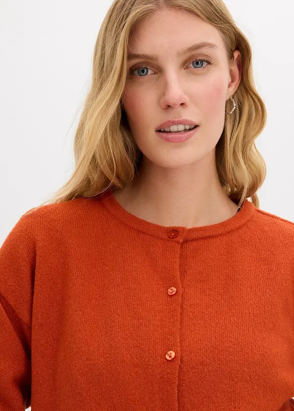 Cardigan in filato fine, bonprix