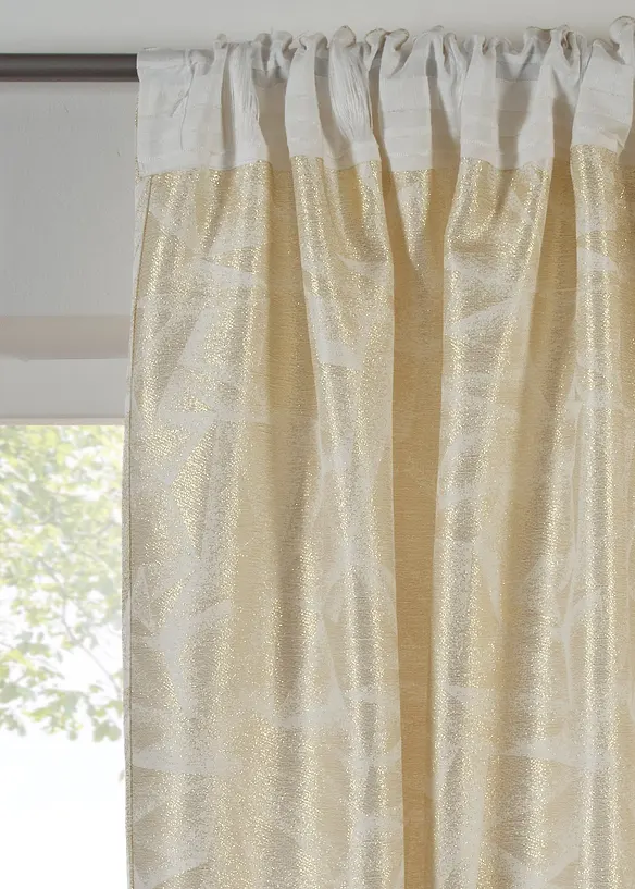 Tenda in jacquard lucido, anche in versione extralunga (pacco da 1), bonprix