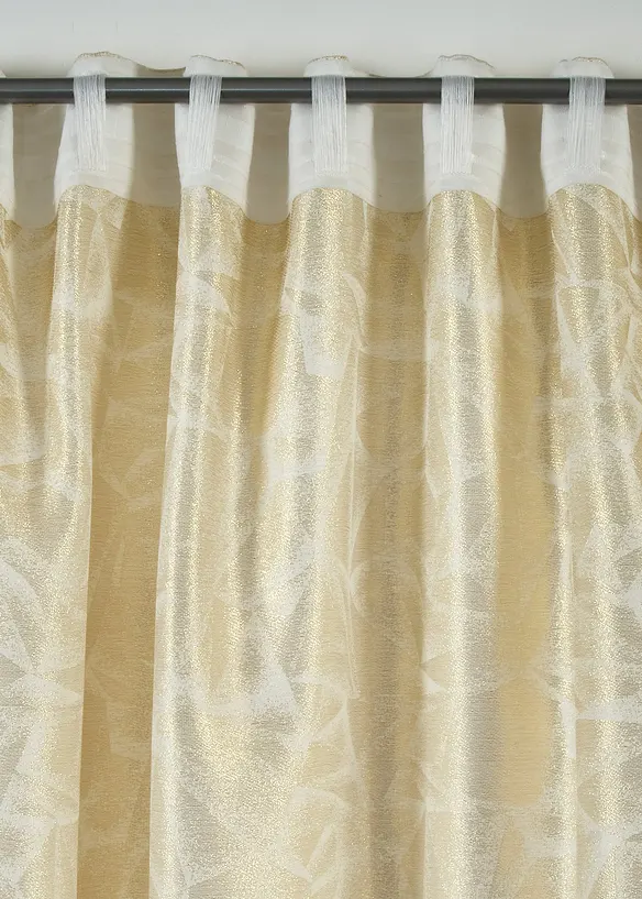 Tenda in jacquard lucido, anche in versione extralunga (pacco da 1), bonprix